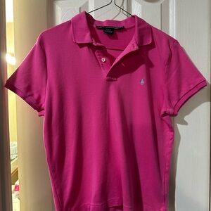 Polo Ralph Lauren Women’s Slim Pink Polo Shirt